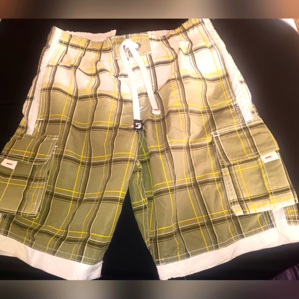 Boys size 10, B Split swim trunks